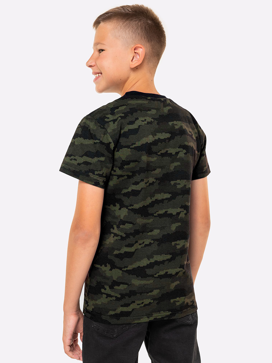 Футболка HappyFox HF9114соты.т.зеленый - фото 4