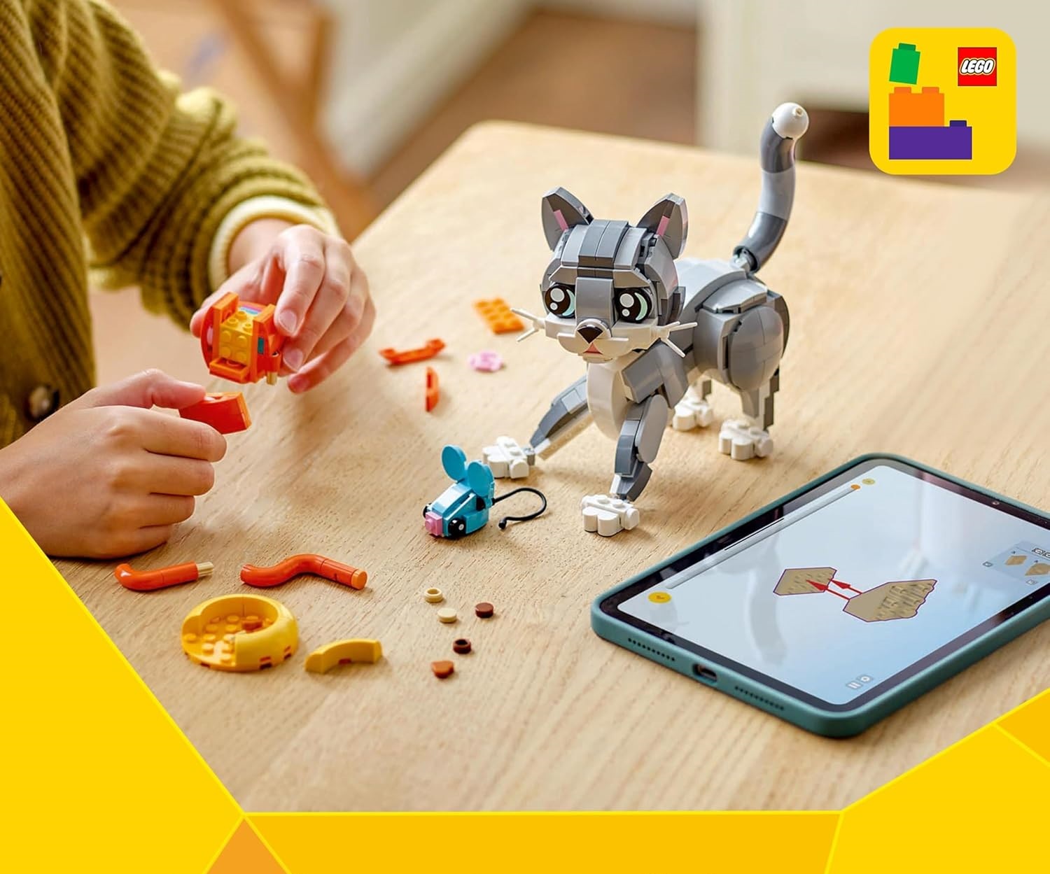 Конструктор LEGO Creator Игривый котенок 407 дет. - фото 9