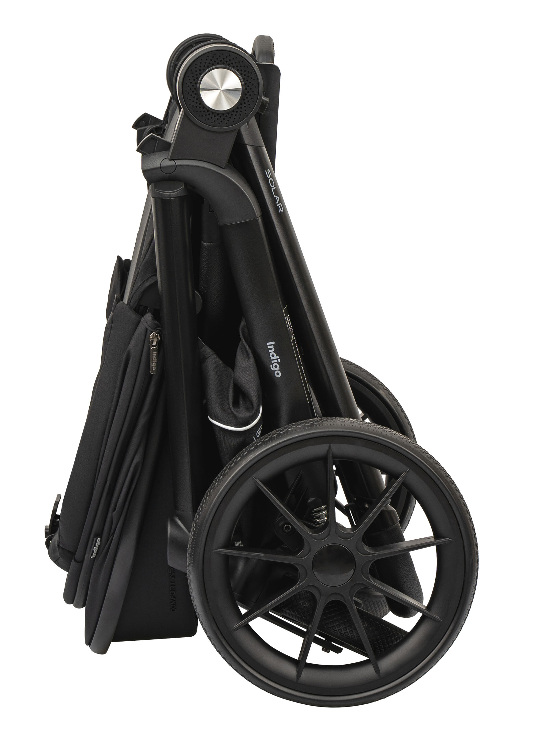 Коляска 2в1 Indigo Solar черный - фото 22