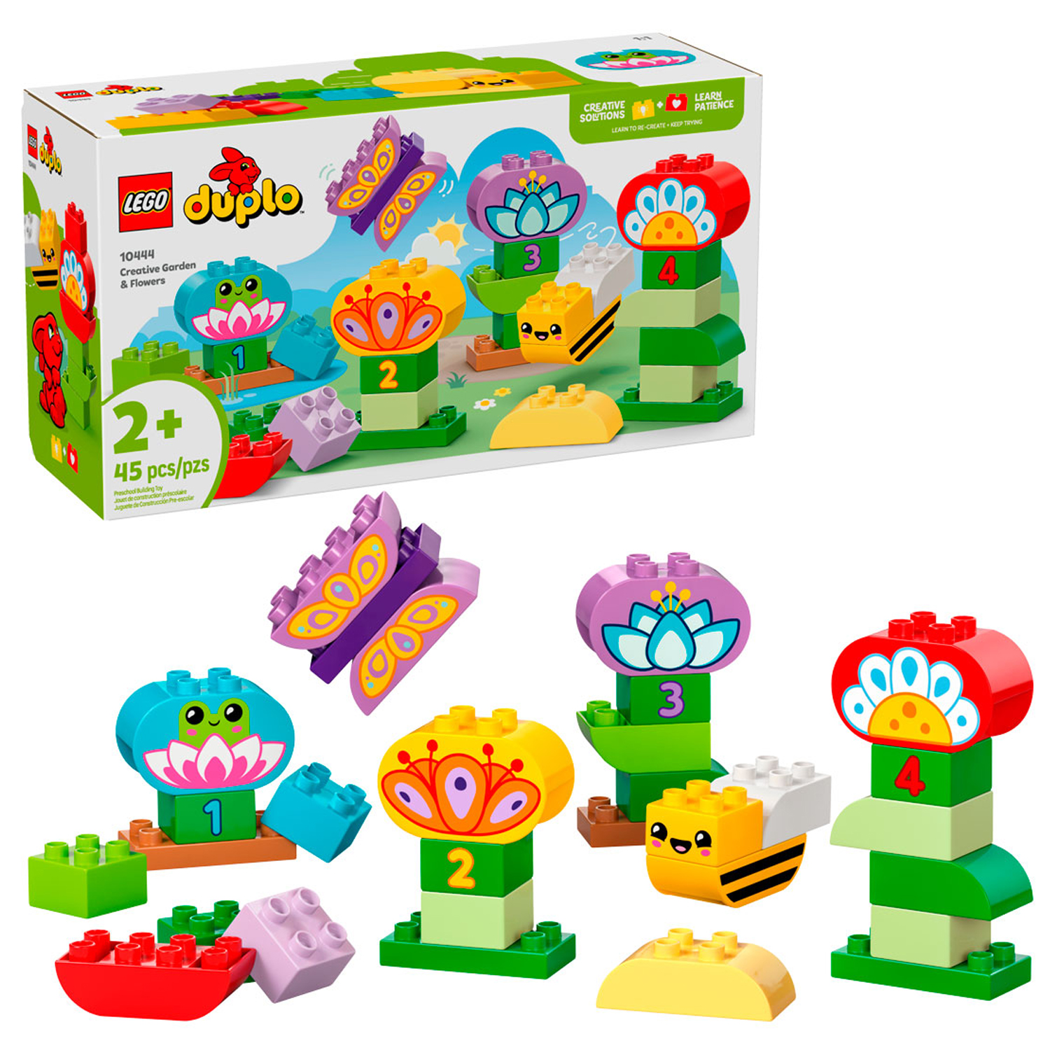 Конструктор LEGO DUPLO Креативный Сад и Цветы блочный - фото 1