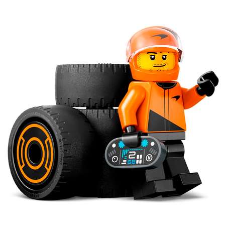 Конструктор LEGO City Гонщик и McLaren 86 дет.
