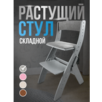 Стульчик для кормления Klikkin складной серый