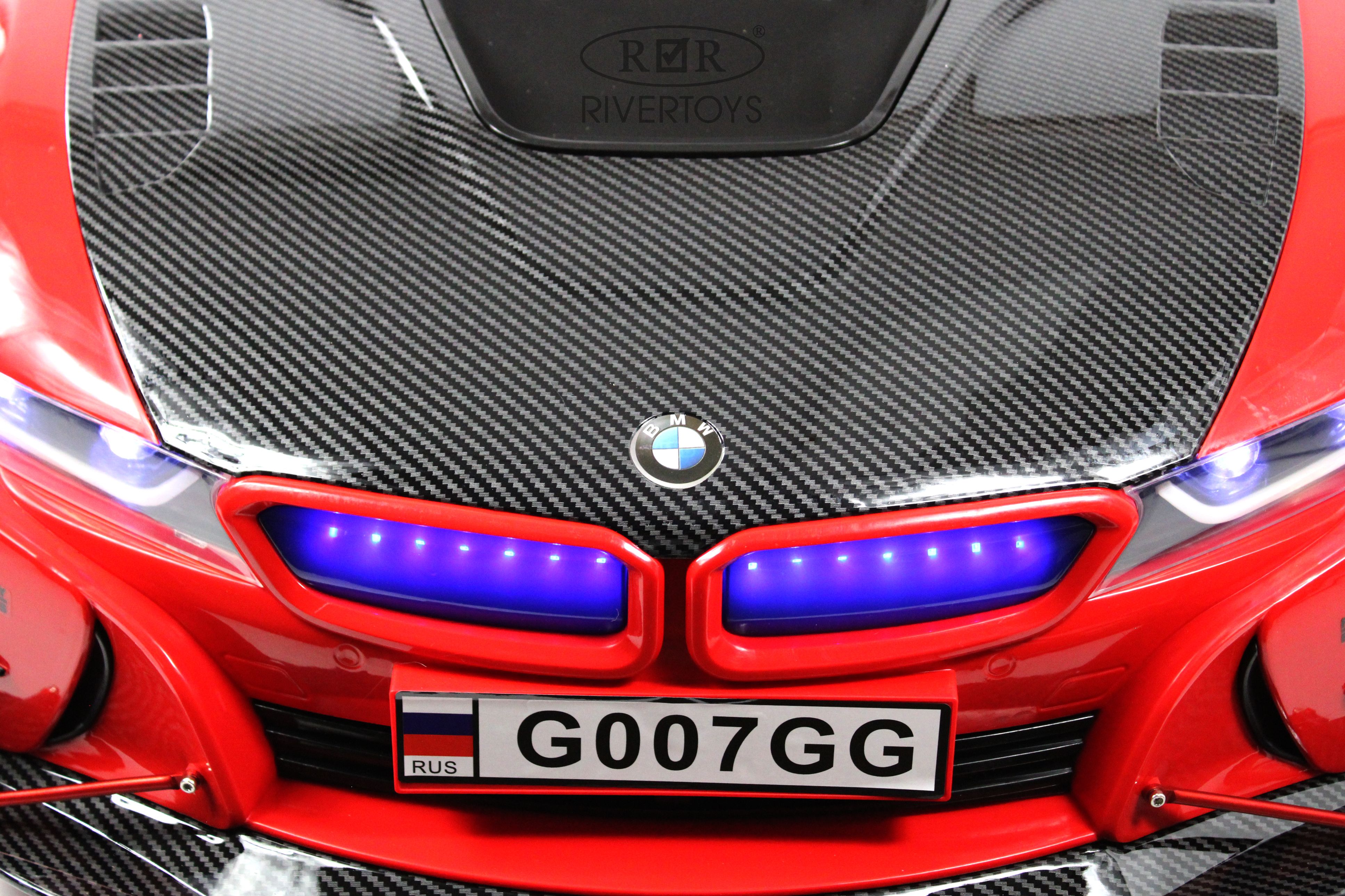 Электромобиль RIVERTOYS BMW G007GG-RED С пультом ДУ - фото 3