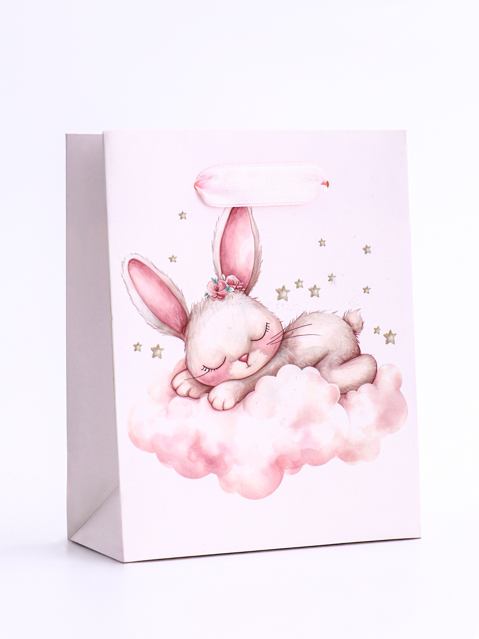 Пакет подарочный UPAK LAND Зайка S 12 × 15 × 55 см - фото 2