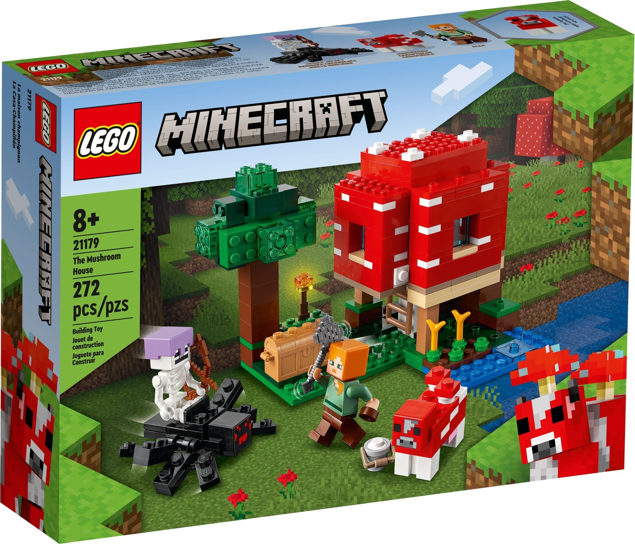 Изображение товара Конструктор LEGO Minecraft Грибной дом 21179 для детей от 7 лет