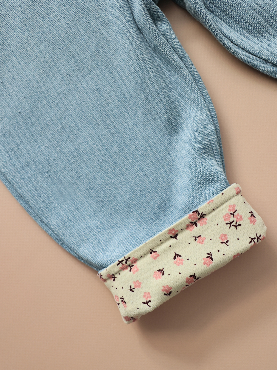 Полукомбинезон Bunnyphant Т241/джинс - фото 4