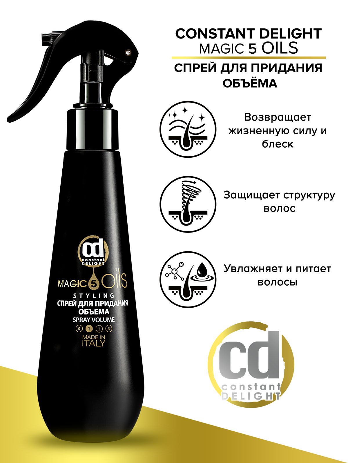 Лосьон-спрей Constant Delight нормальной фиксации для придания объема 200 мл - фото 4