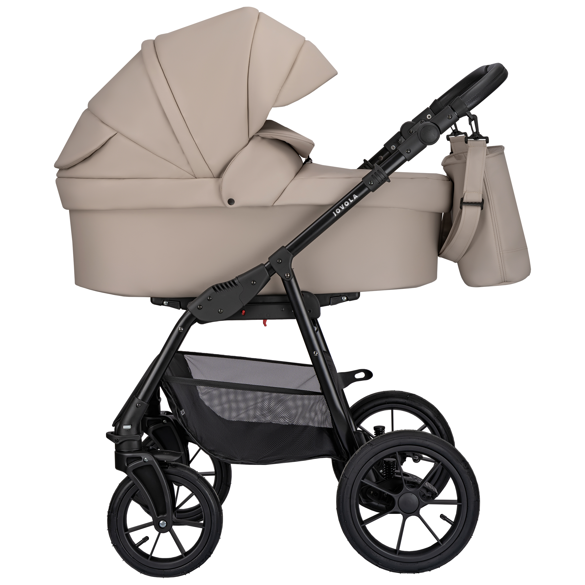 Коляска 2в1 JOVOLA Tessa Eco бежевый - фото 15