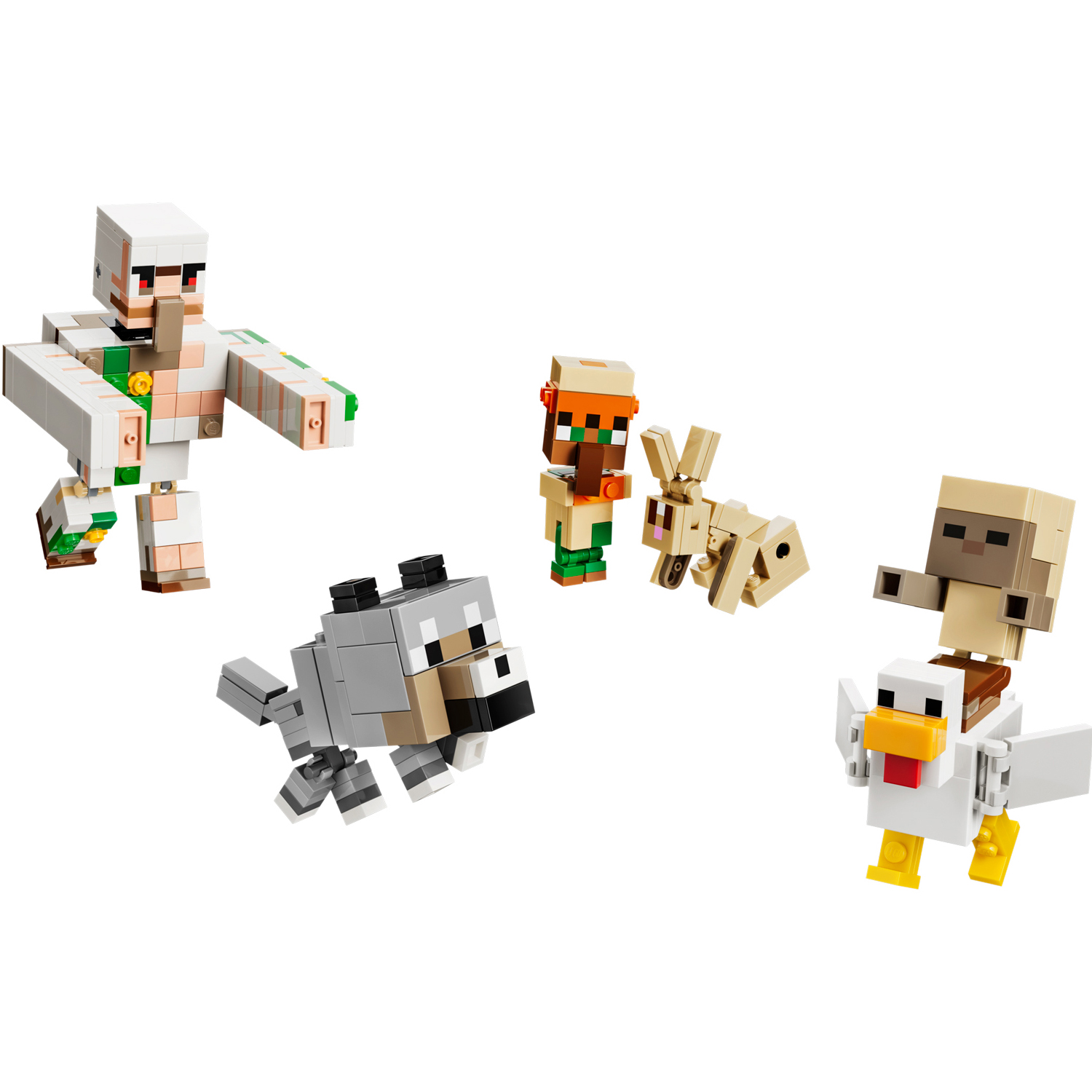 Конструктор LEGO Minecraft Атака куриного наездника 428 дет. - фото 5