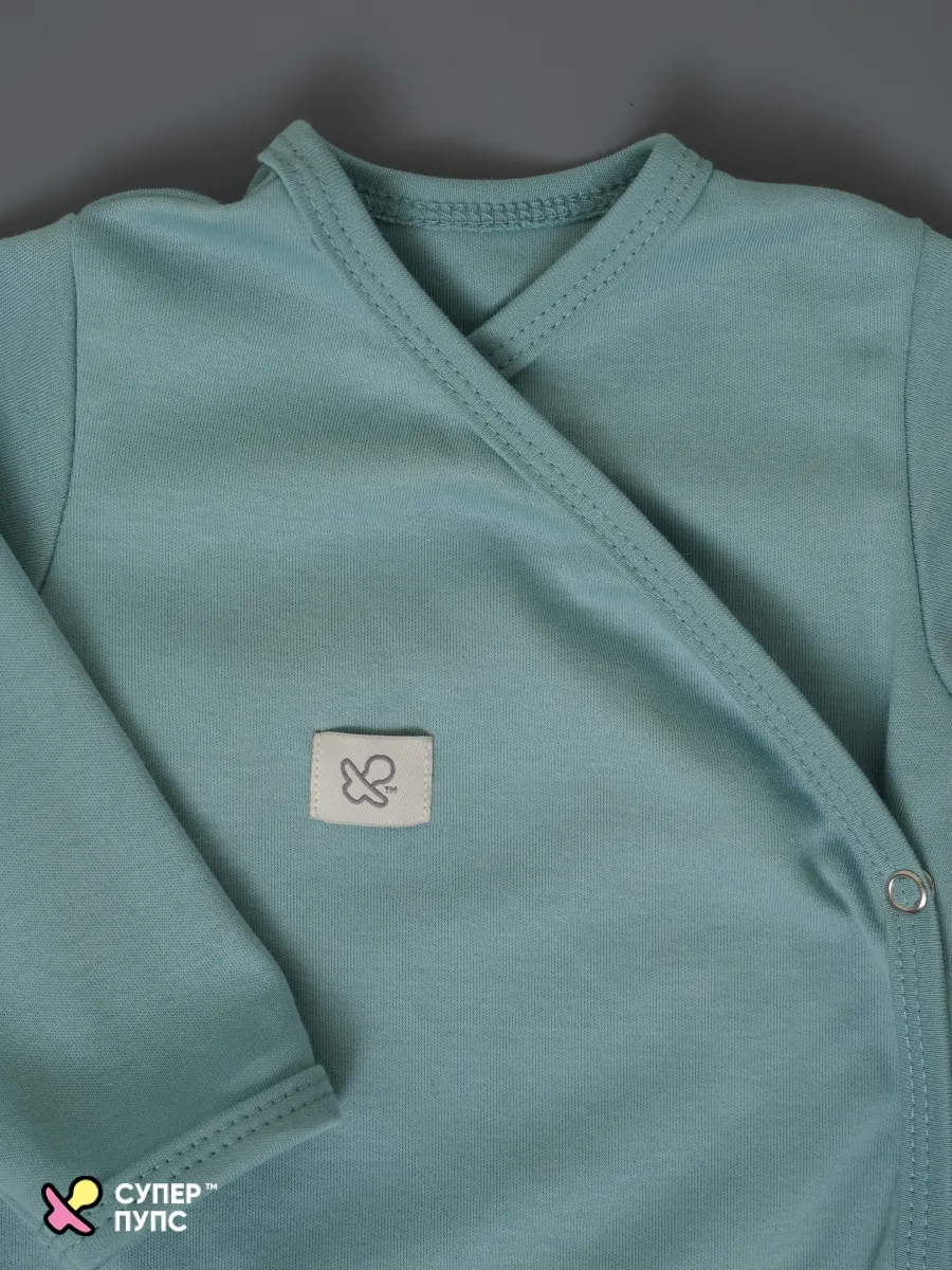 Боди 3 шт Супер Пупс нбр/3пр/бд/зап/голубыерыбки - фото 19