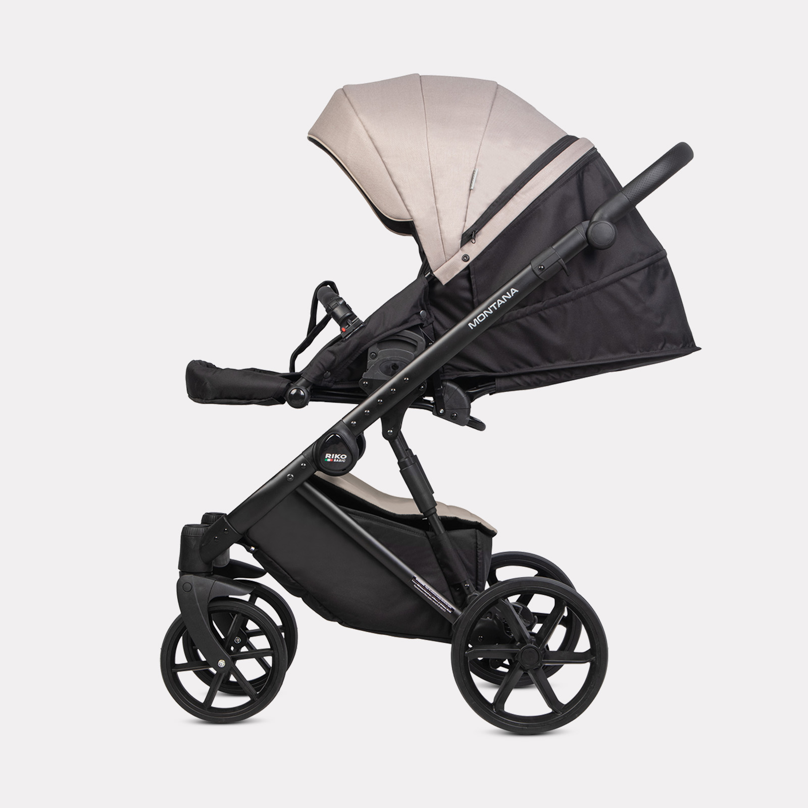 Коляска 3в1 Riko Basic Montana Plus бежевый - фото 8