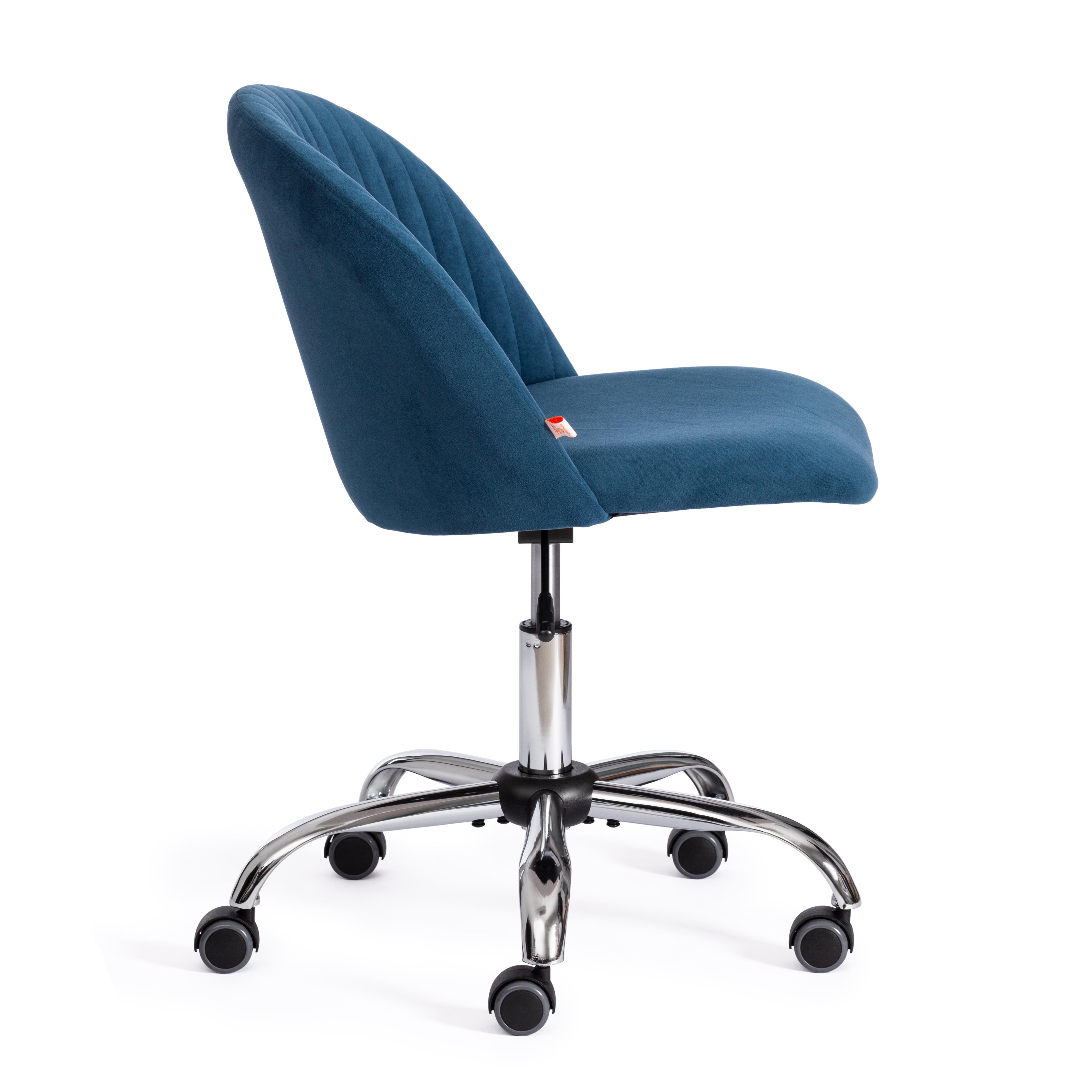 Компьютерное кресло TETCHAIR флок синий - фото 15