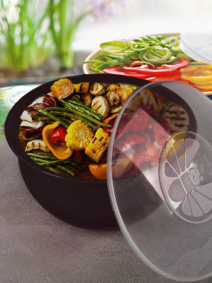 Набор мисок-контейнеров Solaris 6 шт с герметичными крышками - фото 10