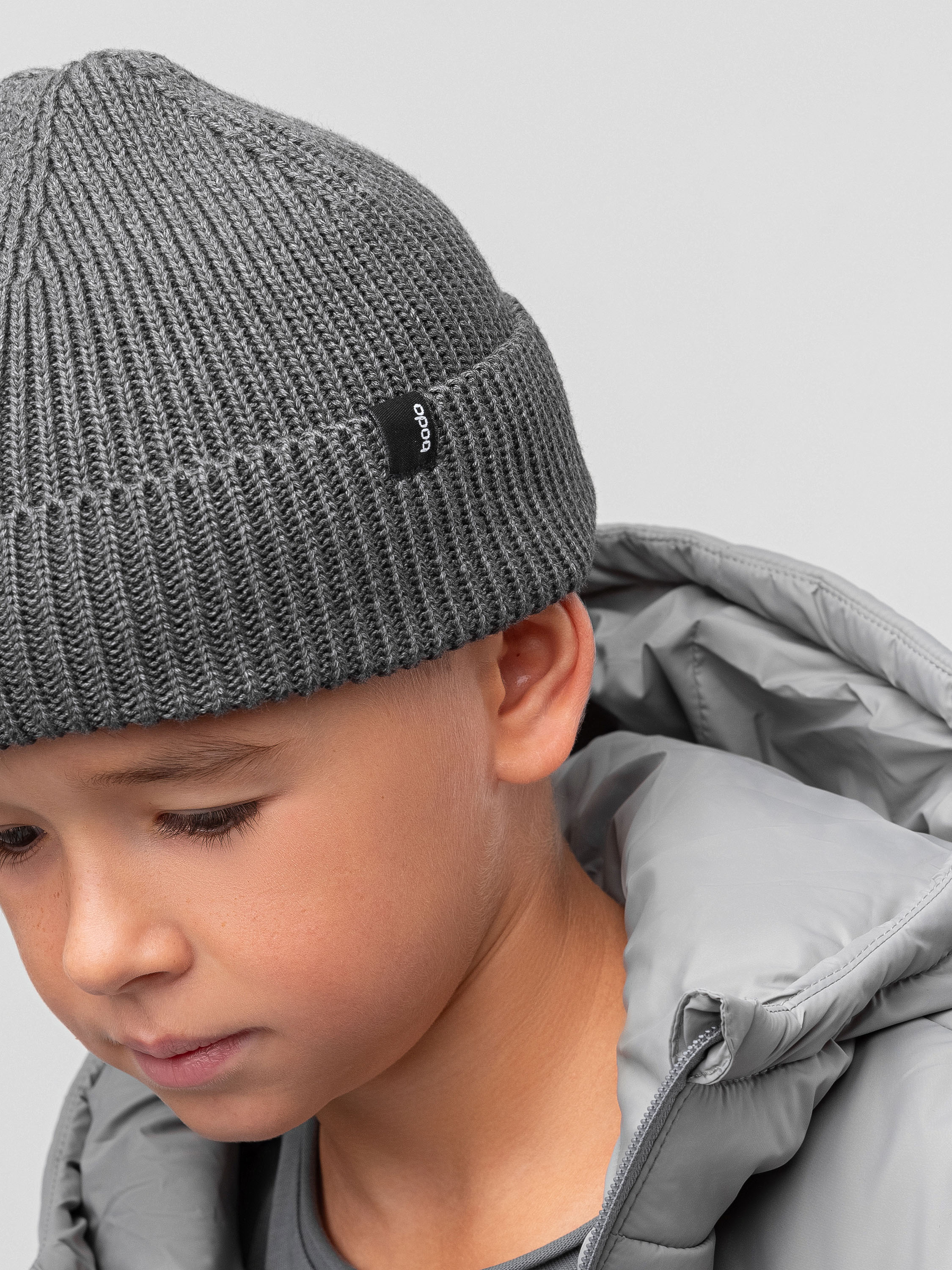 Шапка Bodo 10-403MU_темно-серый меланж - фото 2