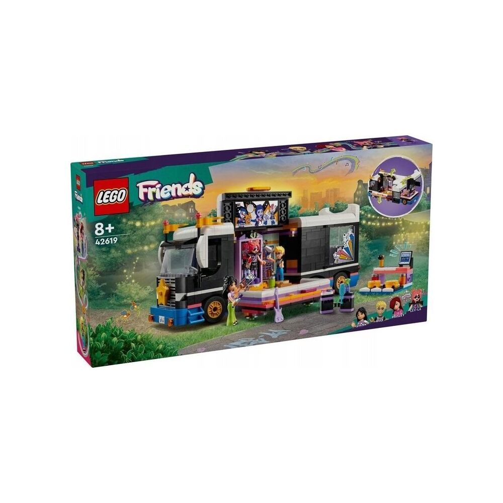 Конструктор LEGO Friends Музыкальный тур поп-звезды 213 дет. - фото 1