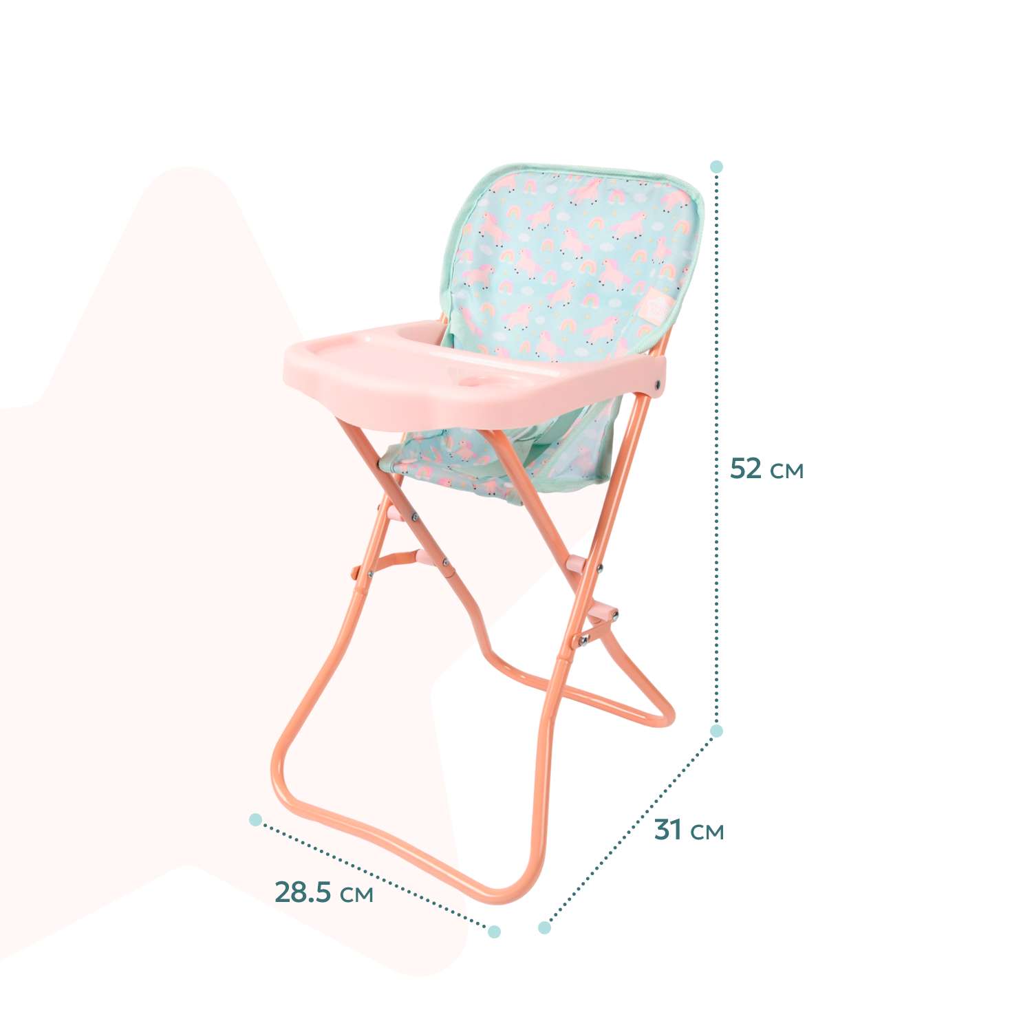Аксессуар для кукол Demi Star стульчик для кормления 9384S Rain Unic - фото 9