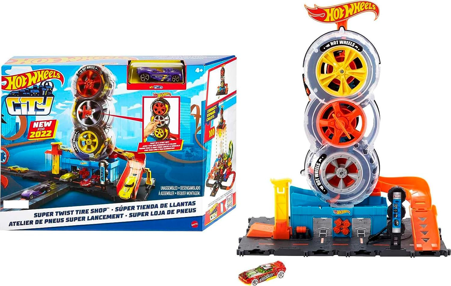 Парковка Hot Wheels Шиномонтажная мастерская HDP02 - фото 2