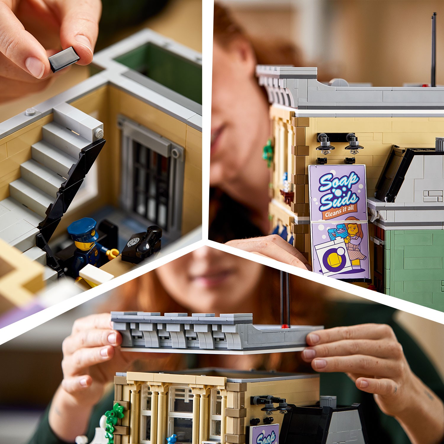 Конструктор LEGO Icons Полицейский участок блочный - фото 5