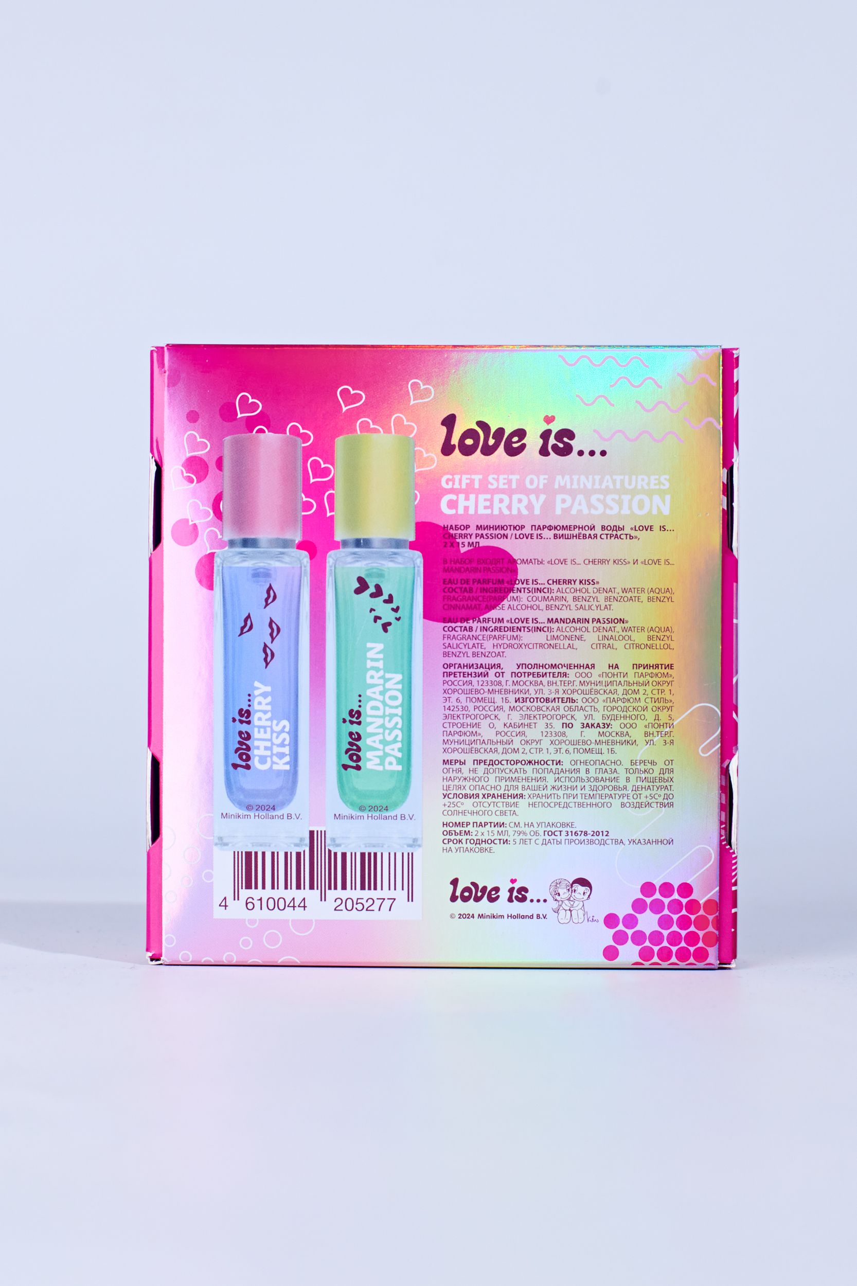 Туалетная вода 2шт по 15 мл Love is.. Cherry passion - фото 3