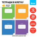 Тетрадь SCHOOLFORMAT клетка 12 лист. 20 шт.