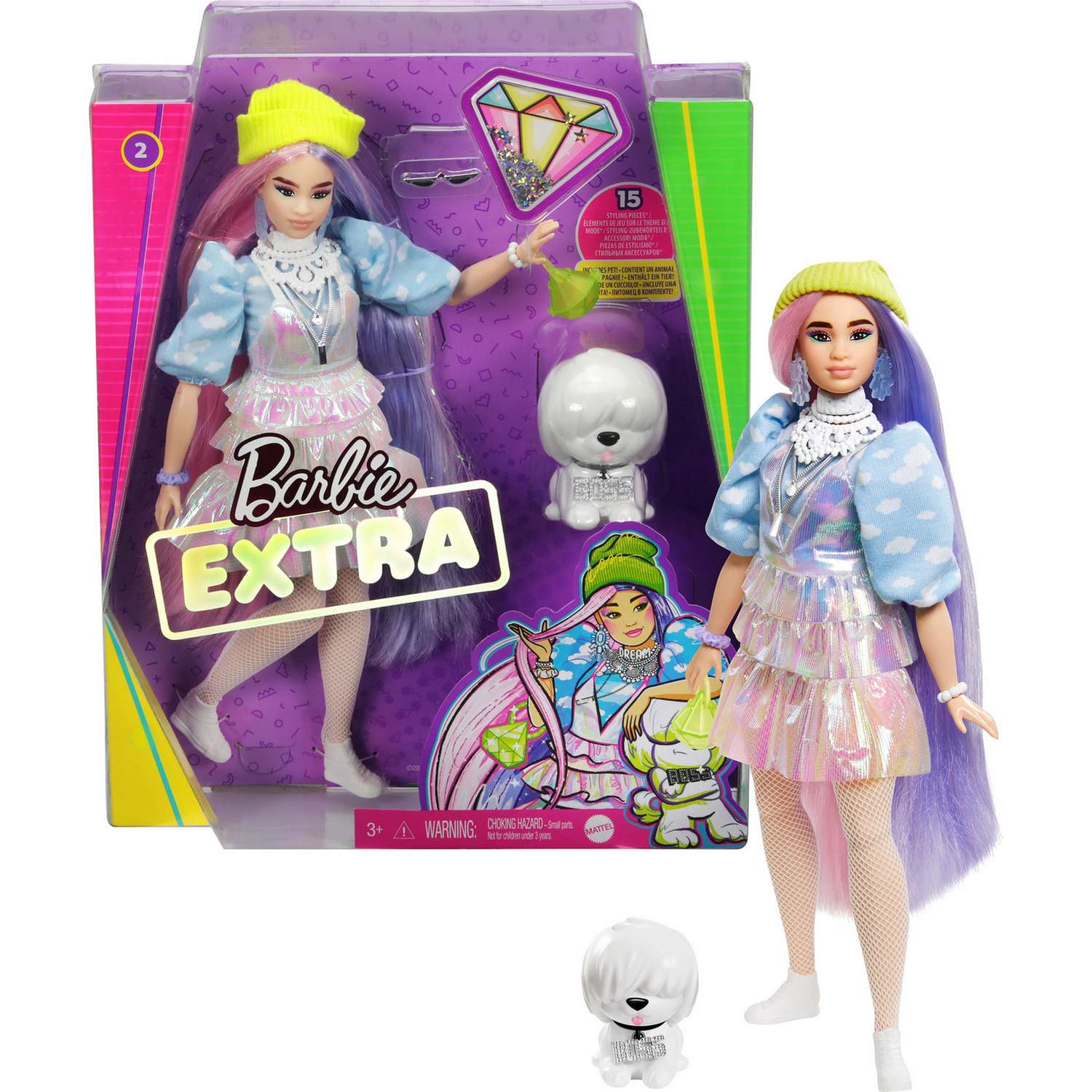 Кукла модельная Barbie Экстра GVR05 - фото 8