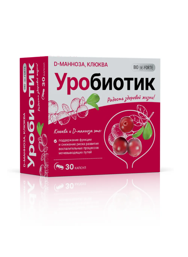 Витамины BioForte Уробиотик D-манноза - фото 5