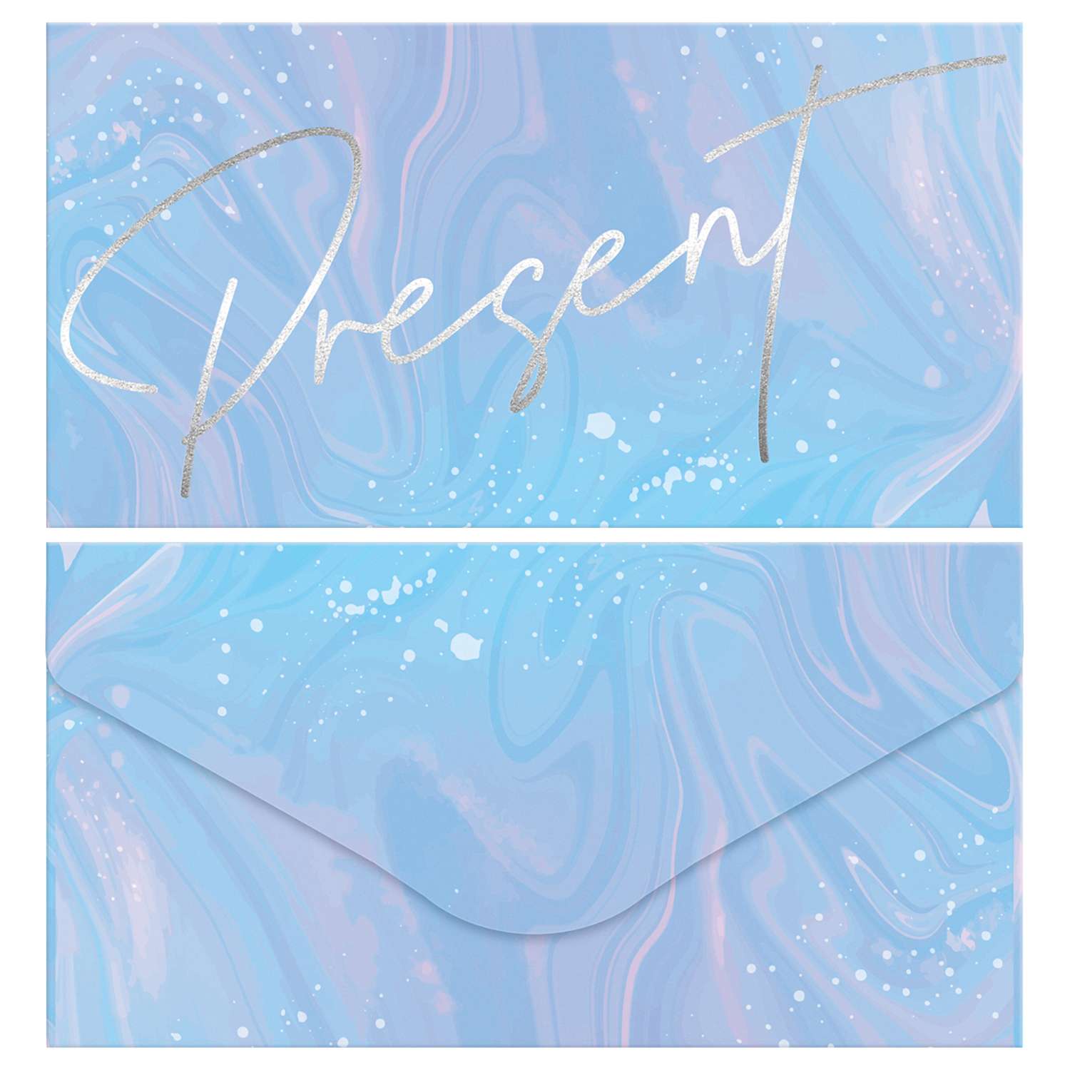 Конверт для денег Meshu 85*164мм soft-touch фольга в ассортименте - фото 11