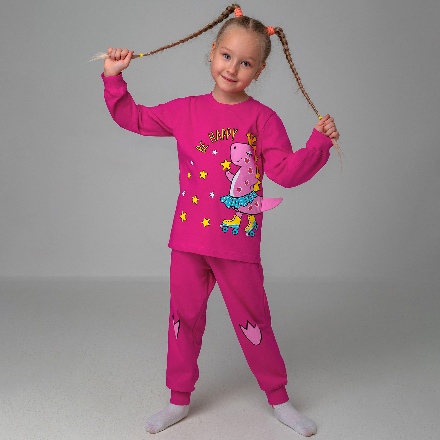 Пижама BONITO KIDS BK0976PJDфуксия - фото 7