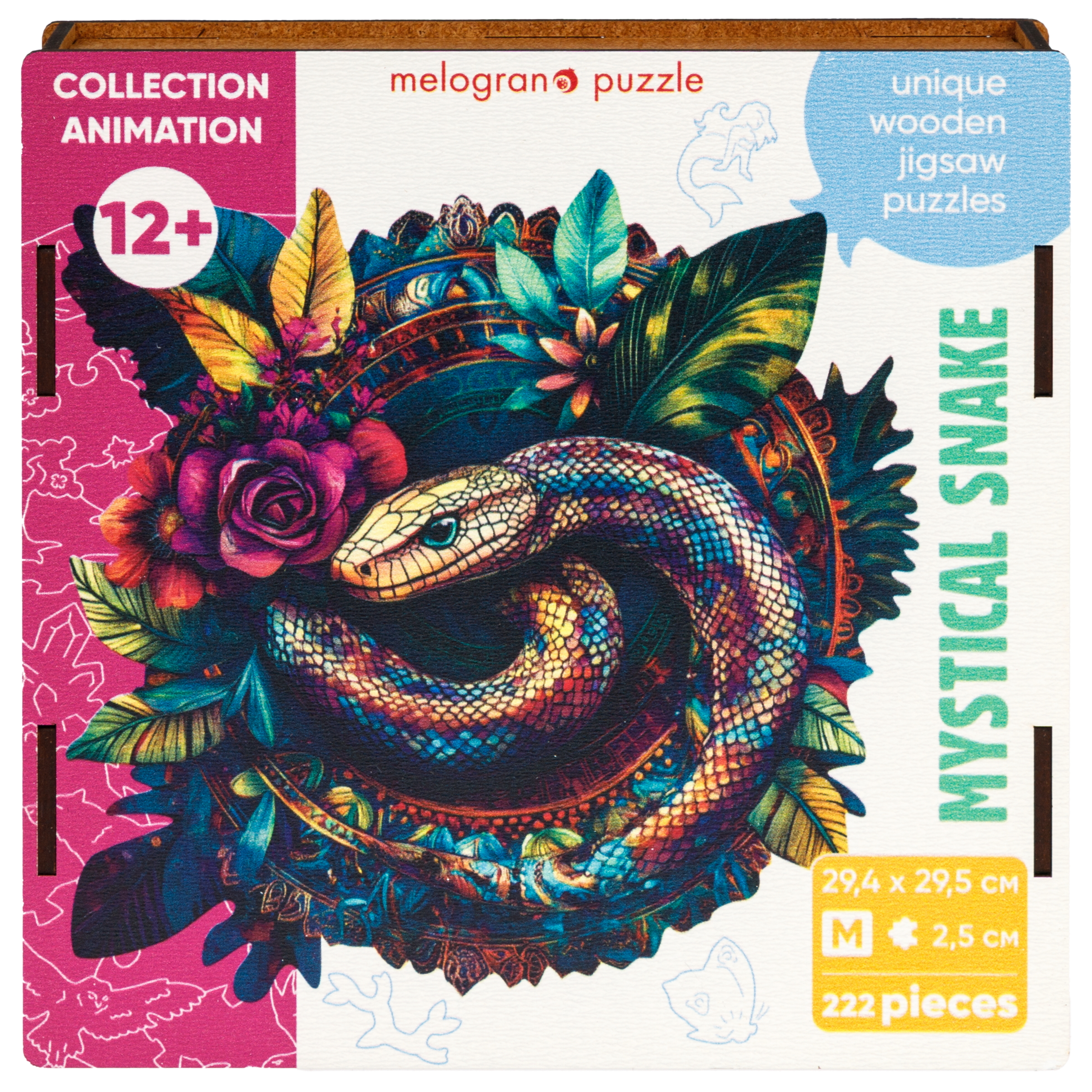 Пазл Melograno puzzle деревянный - фото 1