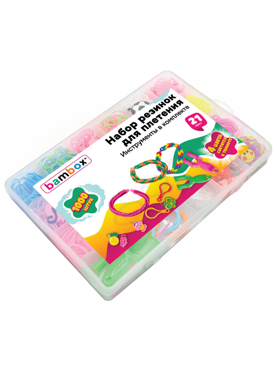 Набор для творчества BAMBOX плетение 1 000 шт. - фото 2