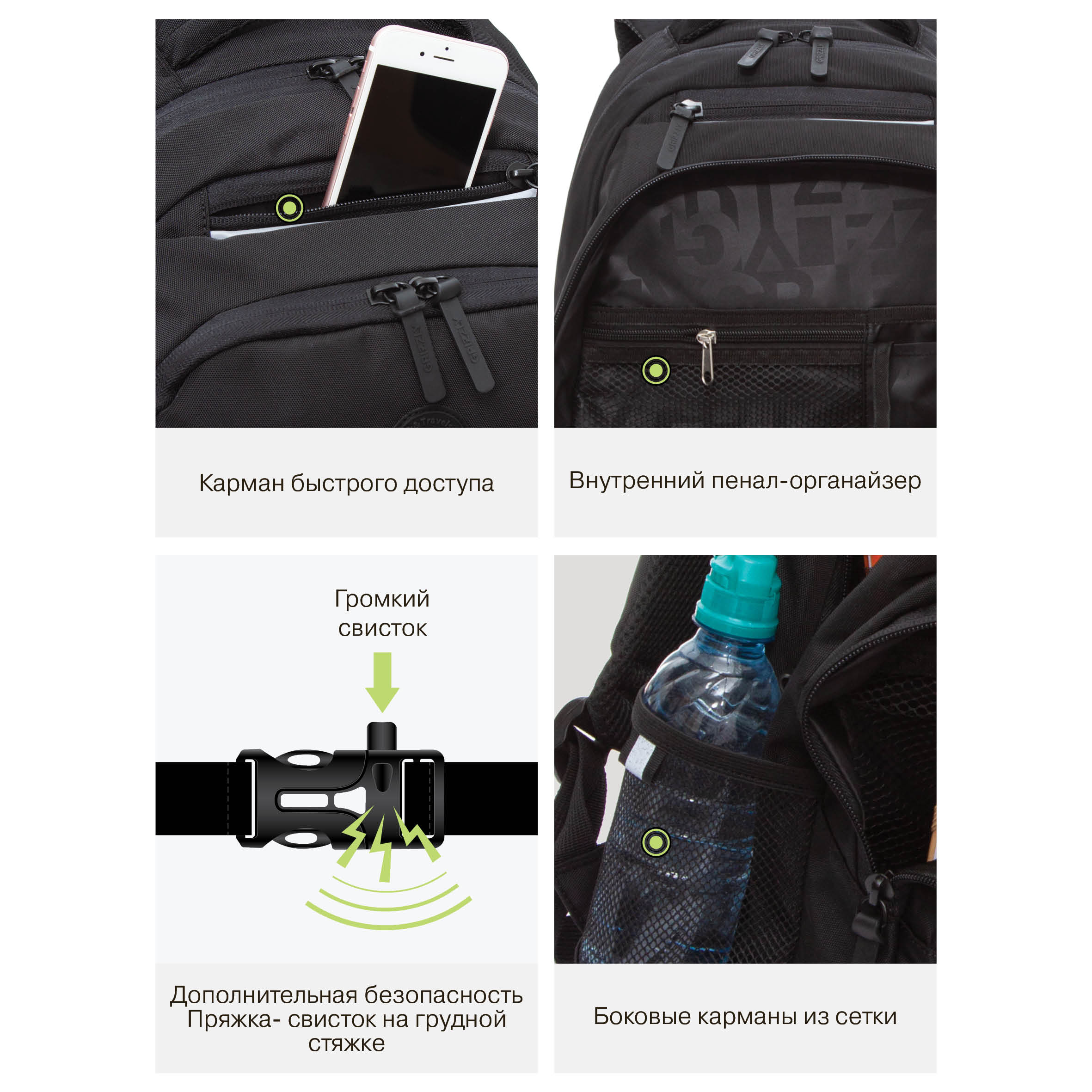 Рюкзак Grizzly для мальчика - фото 11