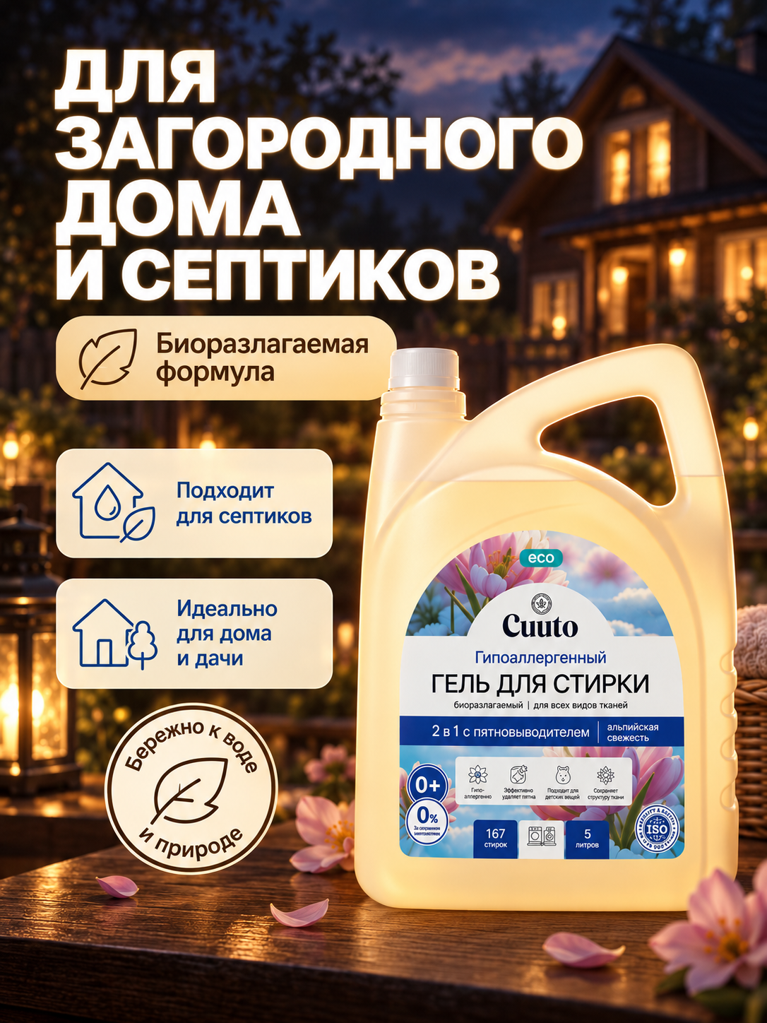 Гель для стирки Cuuto ECO 5 л - фото 6