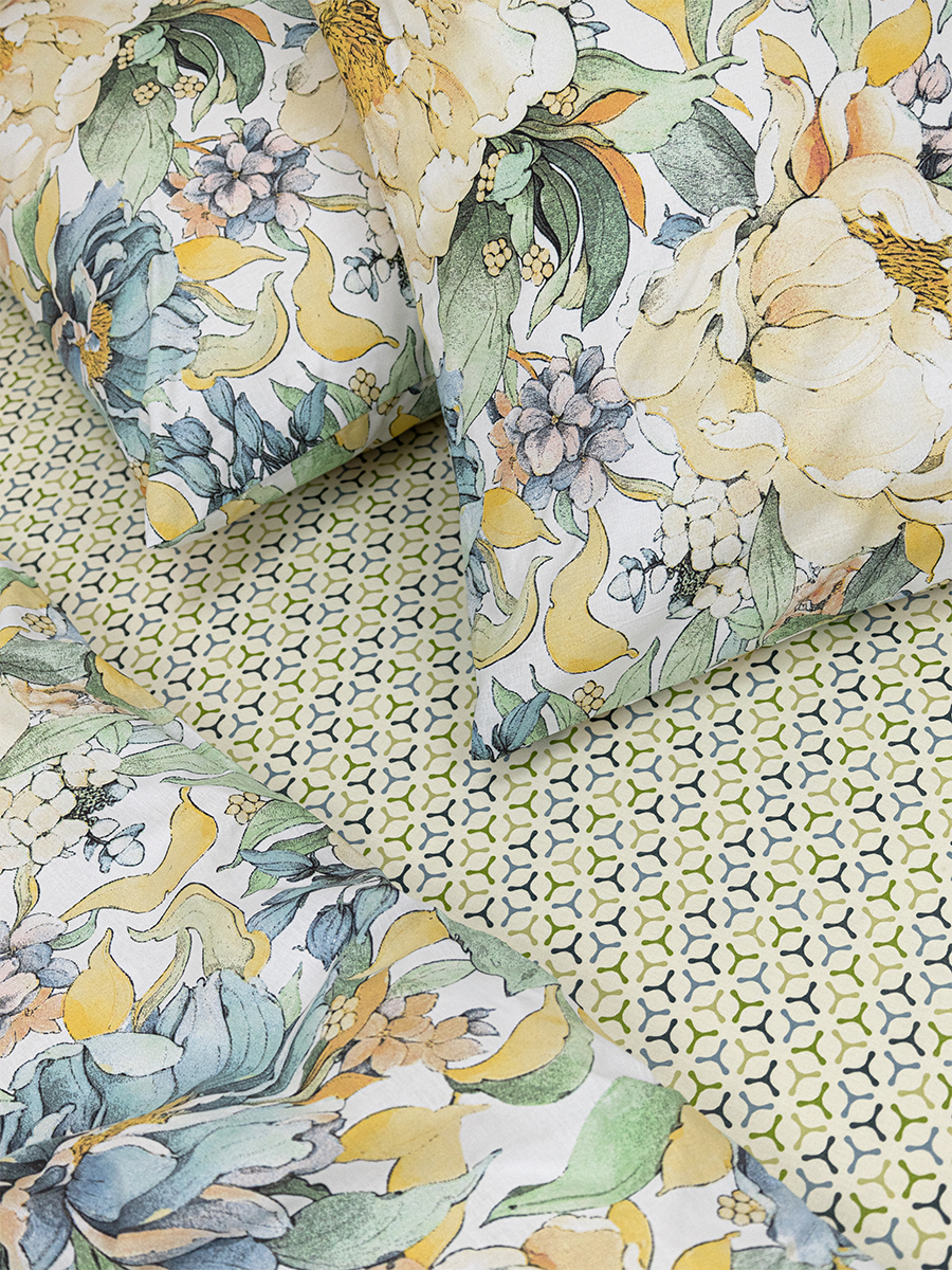 Комплект постельного белья BRAVO Фиори полутораспальный 4 предм. - фото 11