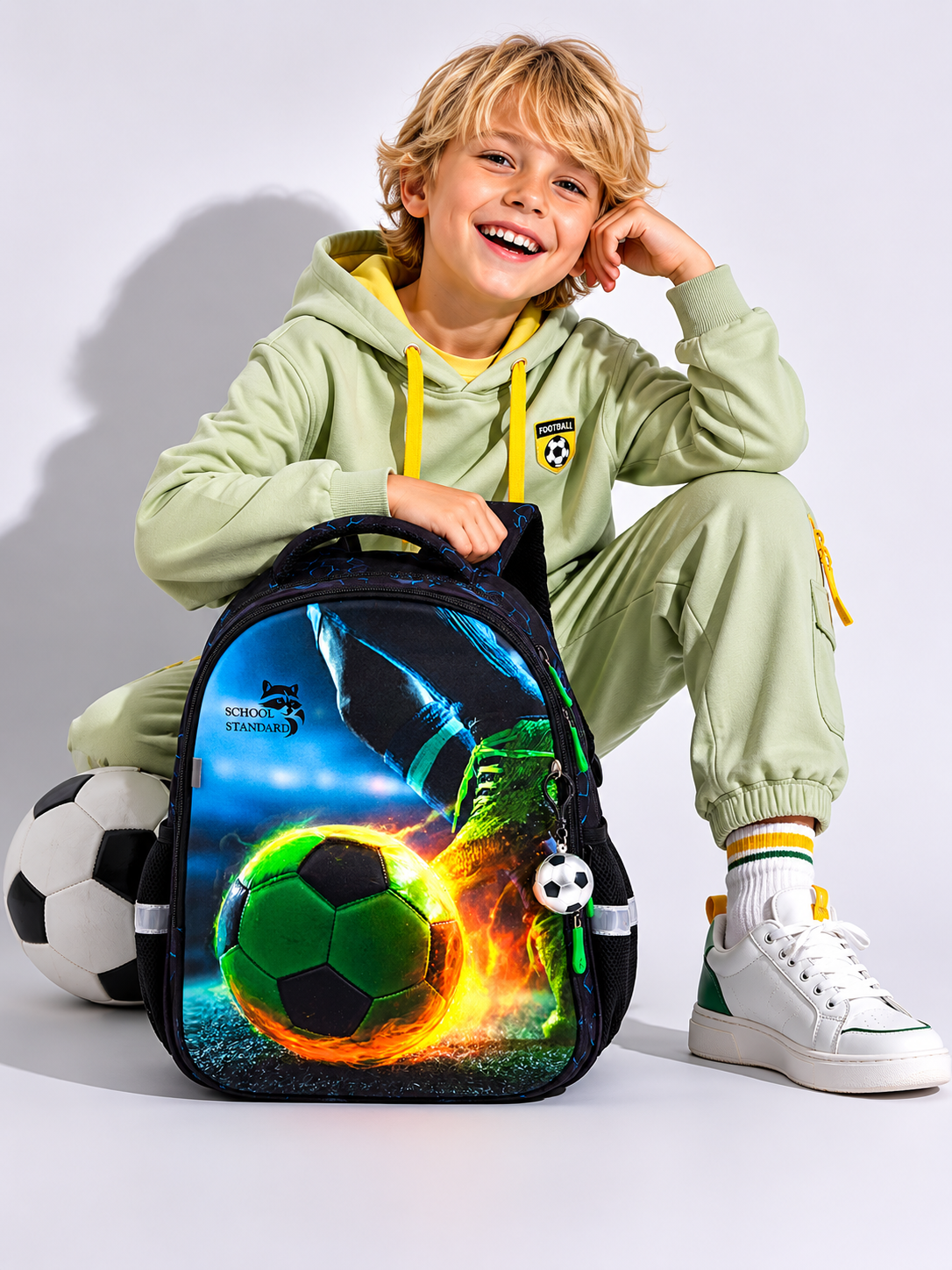 Рюкзак School Standard школьный для мальчика 8в1 - фото 4