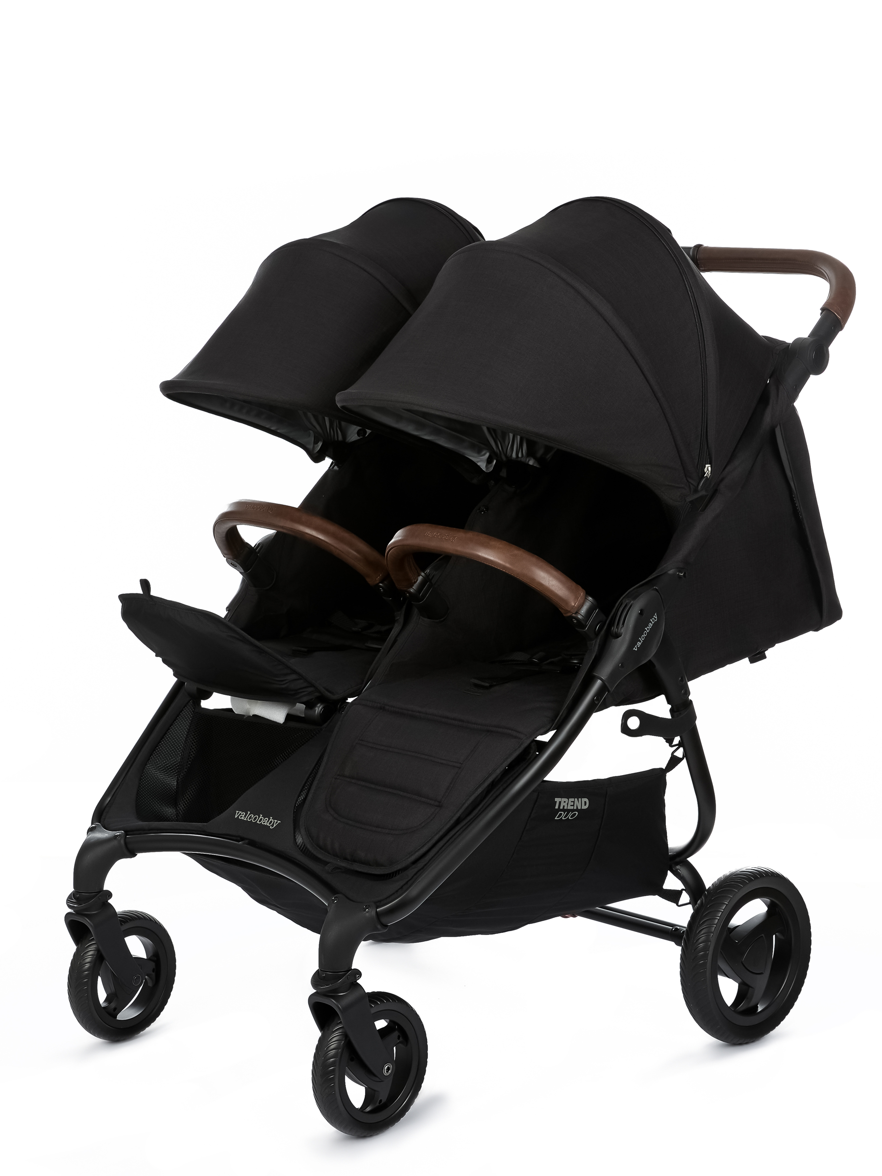 Коляска прогулочная для двойни Valco baby Snap Duo Trend / Night черный - фото 13