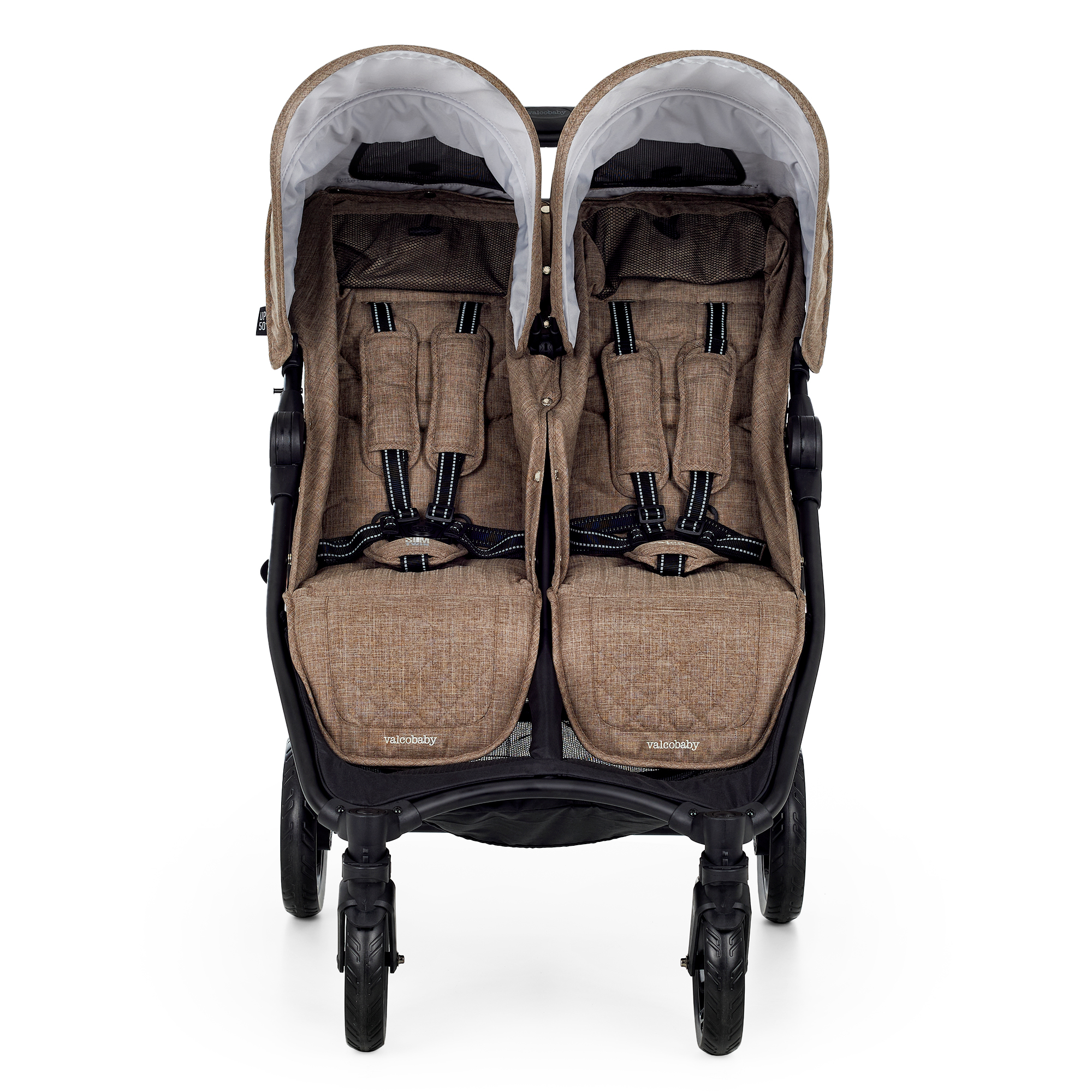 Коляска прогулочная Valco baby Slim Twin / Cappuccino коричневый - фото 3