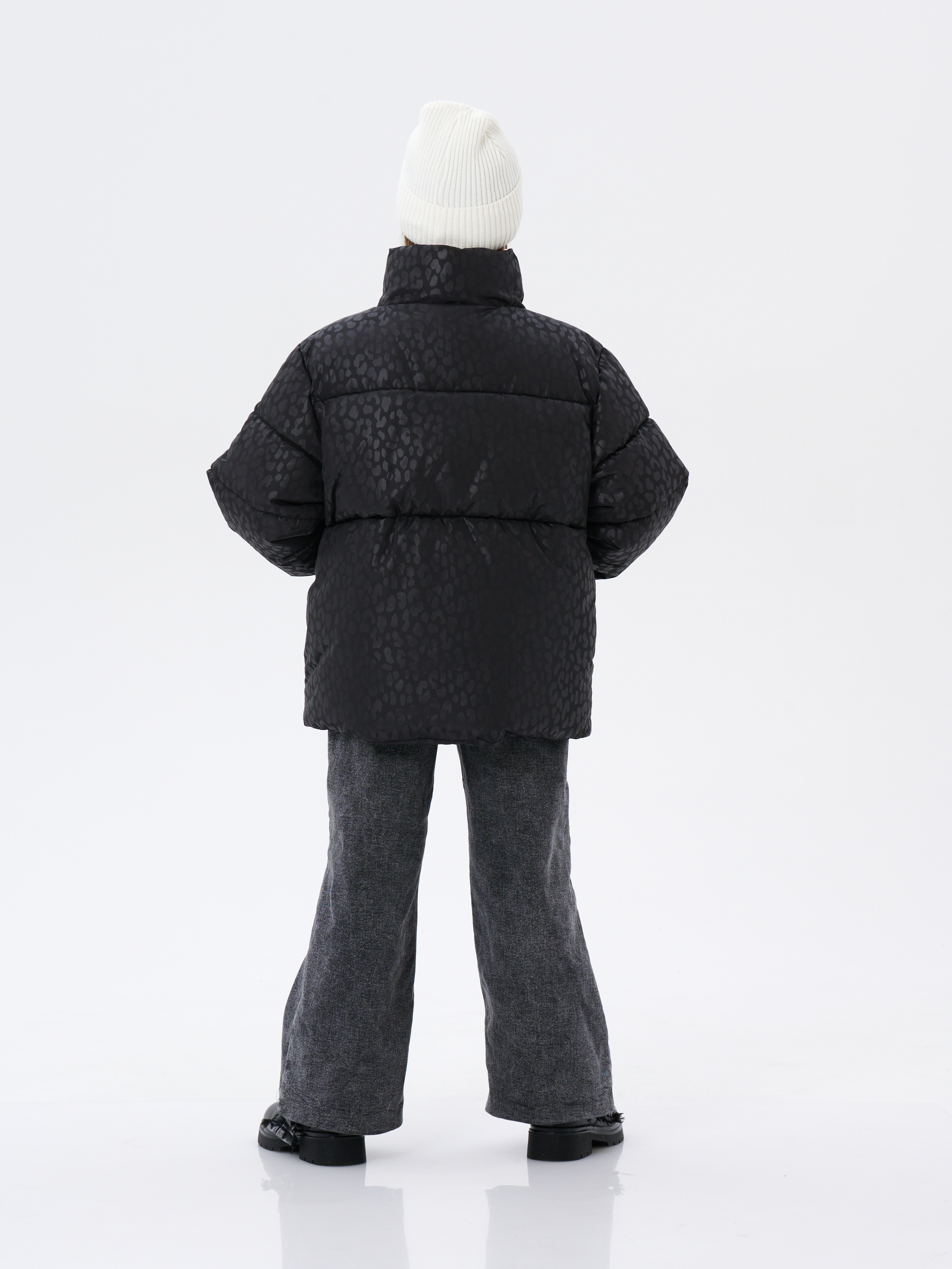 Куртка КрутышОк Т-066 черный леопард - фото 10