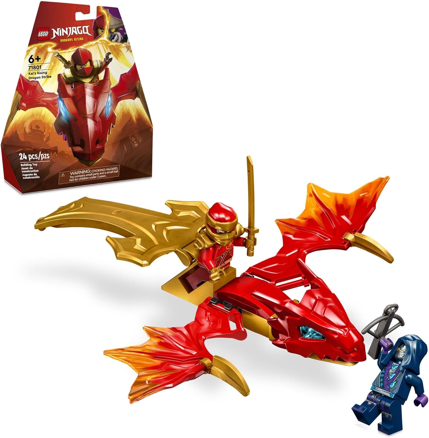 Конструктор LEGO NINJAGO Удар восходящего дракона Кая 24 дет. - фото 1
