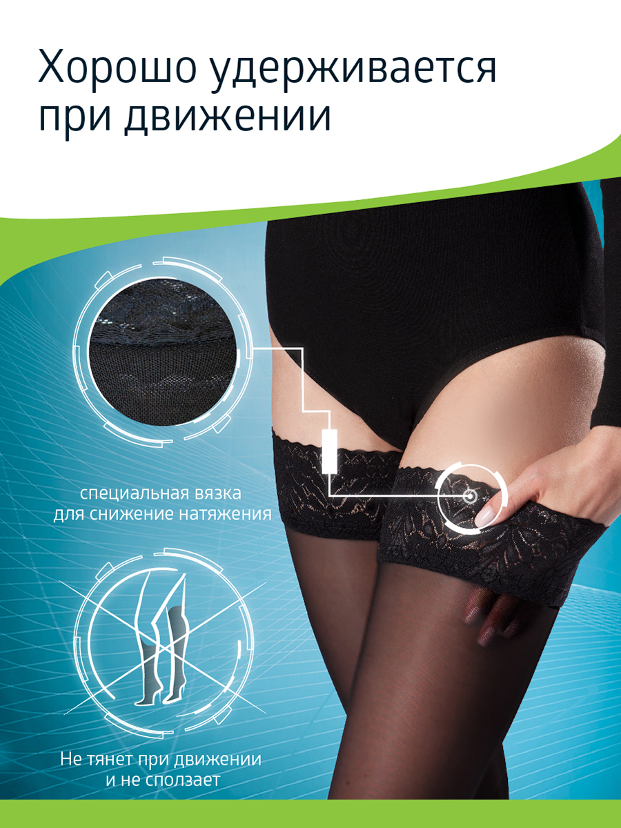 Чулки B.Well JW-212Nero - фото 9