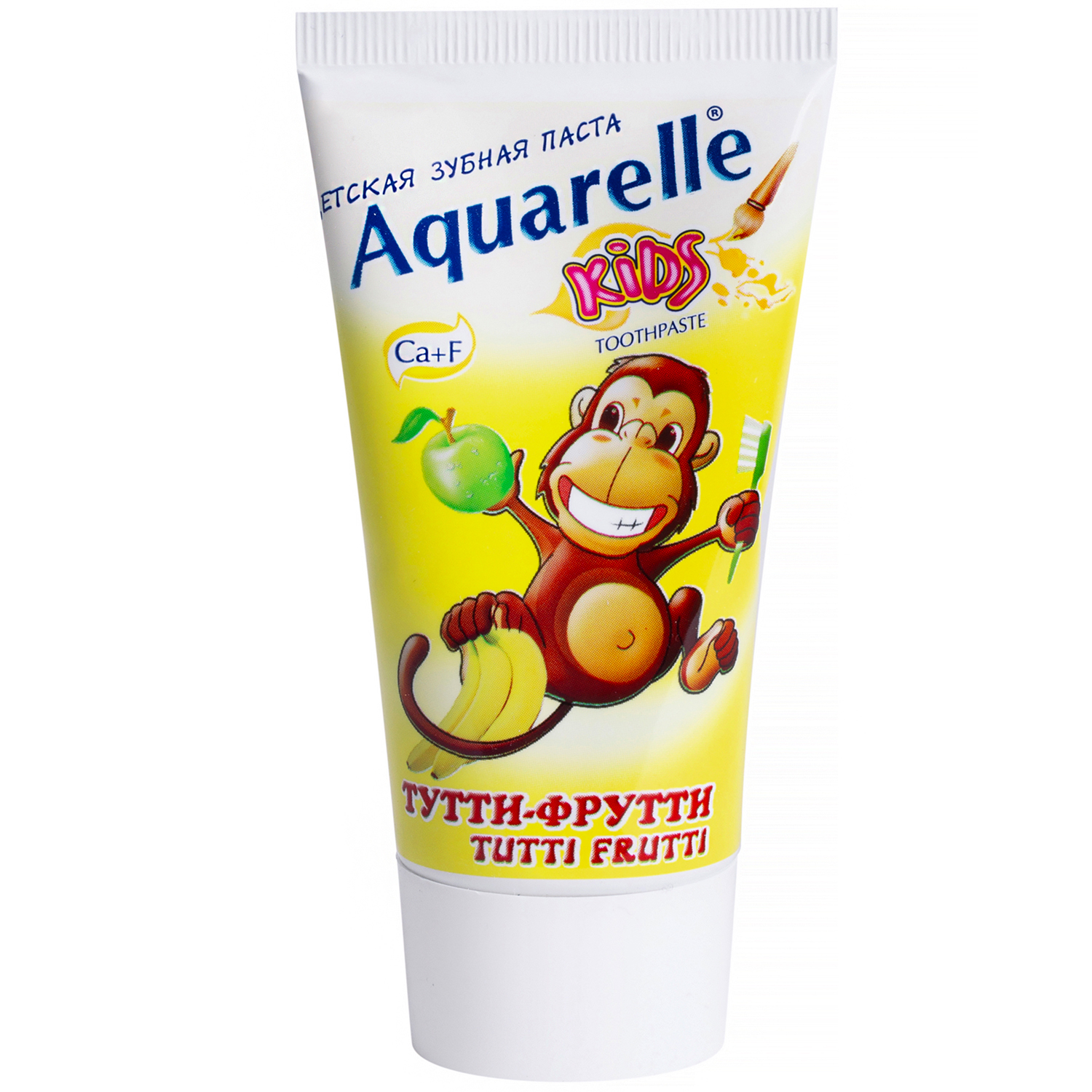 Зубная паста Aquarelle без фтора Тутти-фрутти - фото 2