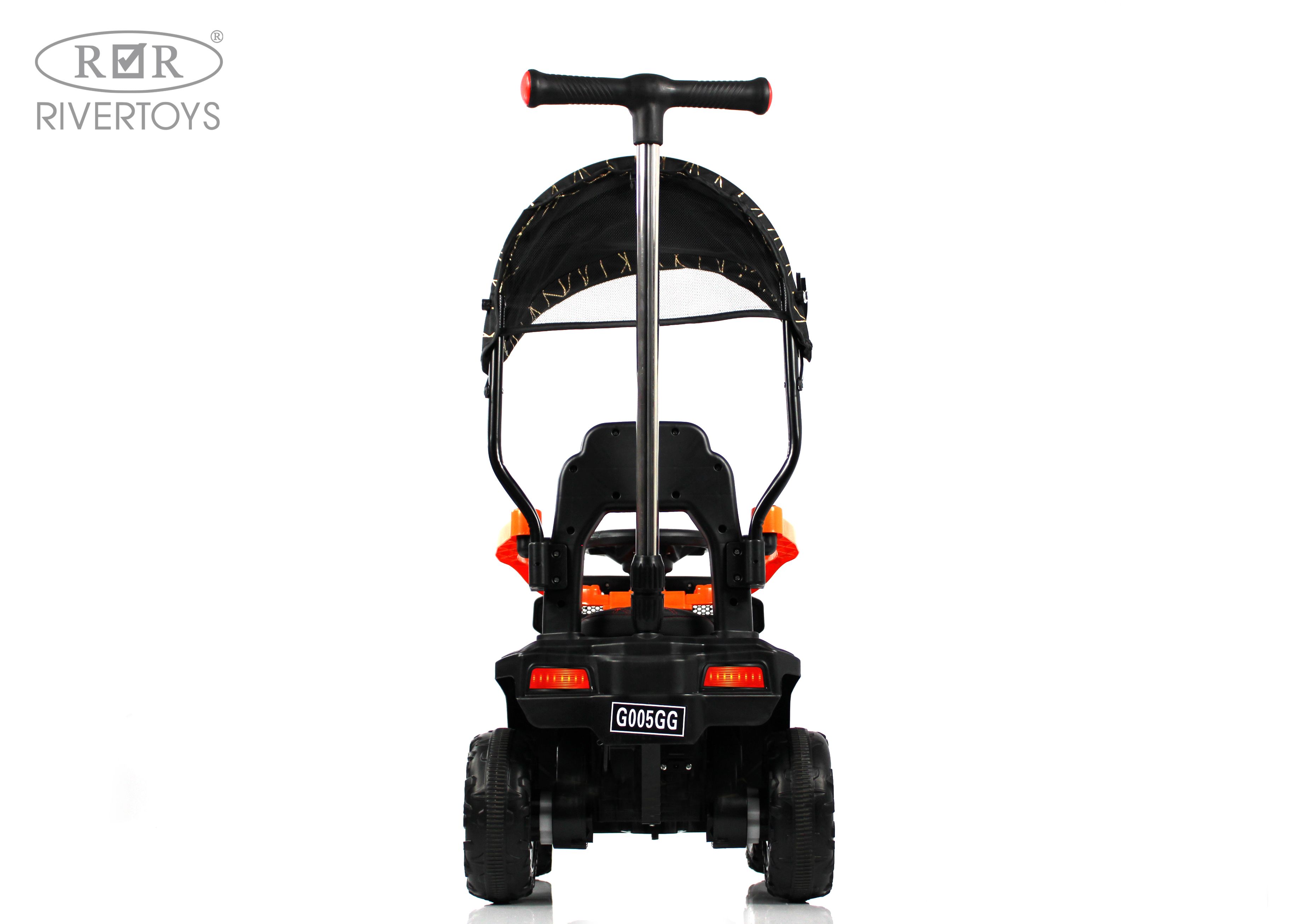 Электромобиль RIVERTOYS G005GG-ORANGE С пультом ДУ - фото 13
