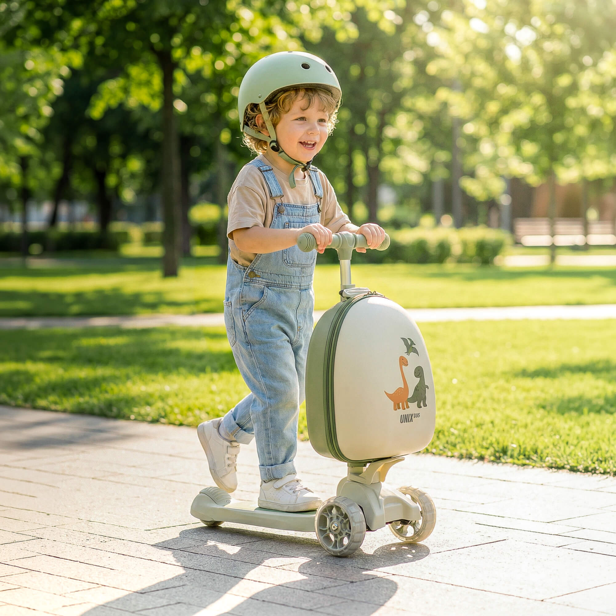 Самокат UNIX Kids трехколесный - фото 24
