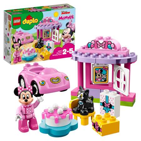 Конструктор LEGO DUPLO День рождения Минни блочный
