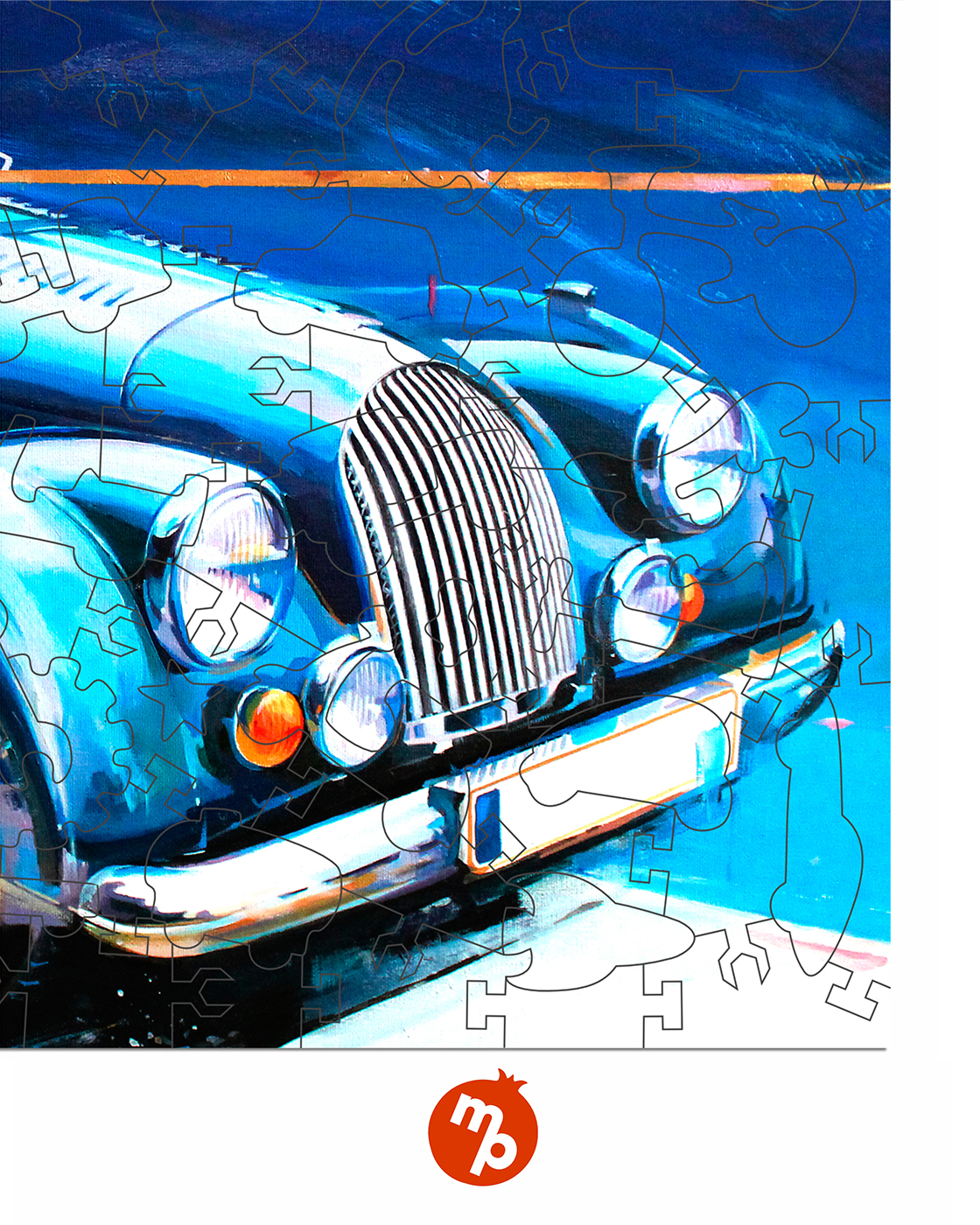 Пазл 1TOY Автомобиль классический деревянный - фото 9