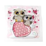 Набор для творчества TBY аппликация Совы и сердце