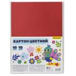 Цветной картон Silwerhof 10 лист.