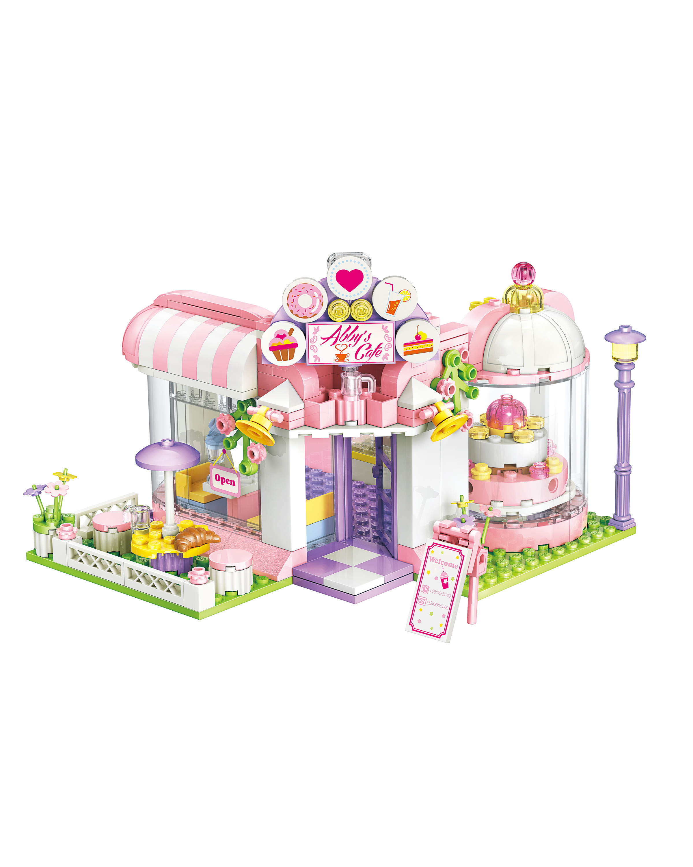 Конструктор QMAN Уютное кафе 277 дет. - фото 3