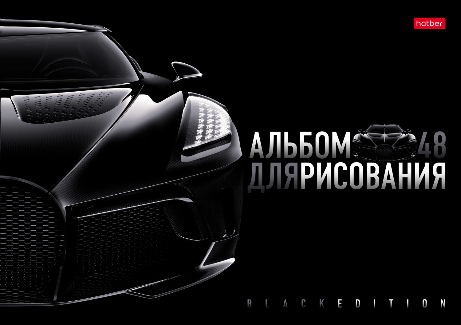Альбом Hatber Black Edition А4 48 лист. 1 шт. - фото 3