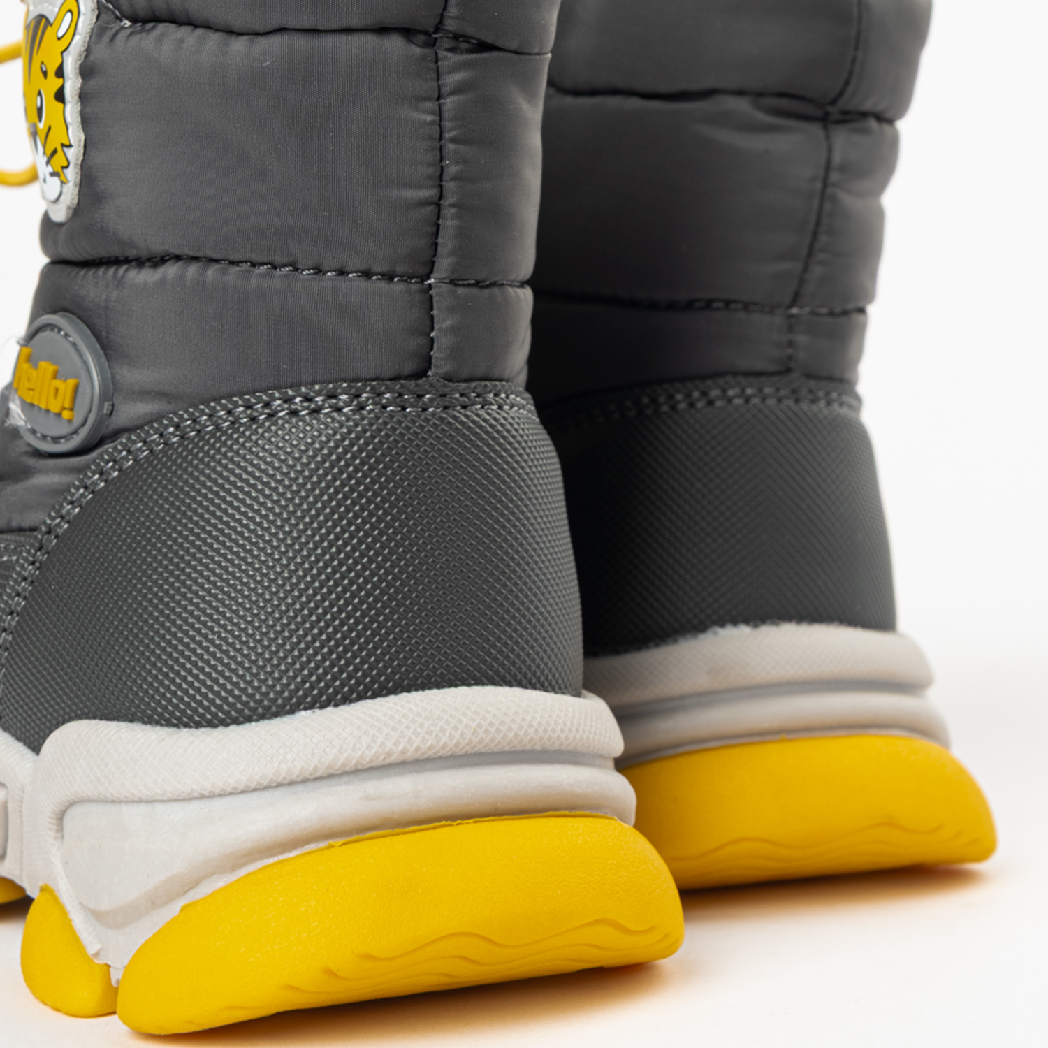 Дутики TikkaGo 6Y14_23001-2_grey-yellow - фото 4