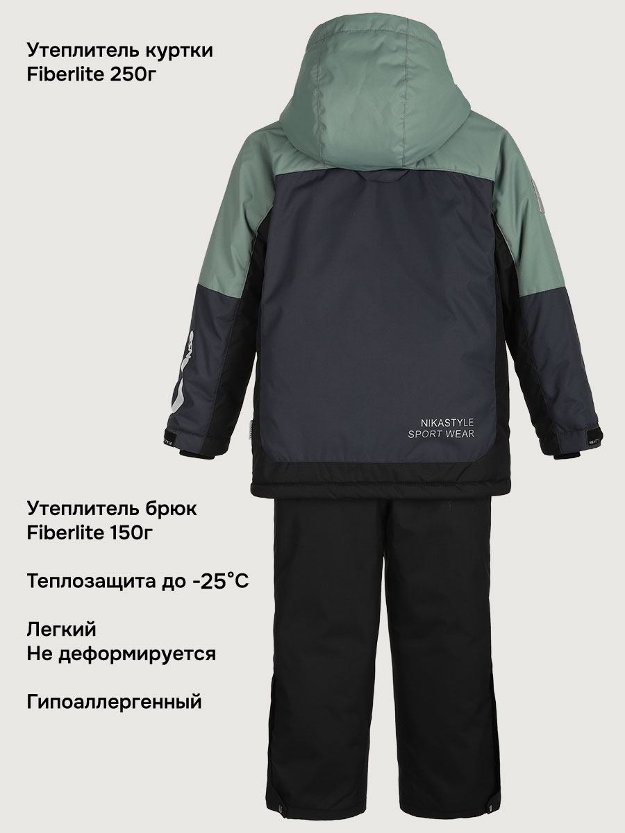 Костюм NIKASTYLE 7з5525 полынь/черный - фото 4